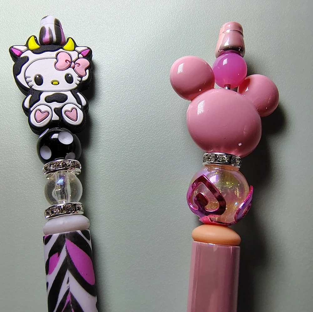 Beaded Character Pens With Bead Pack